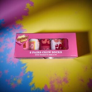 NIB Starburst Sock Set 5 pair